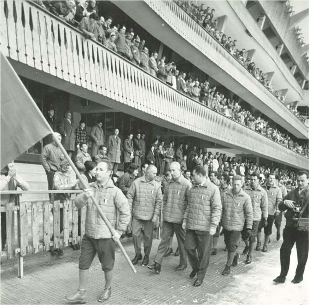 Cerimonia inaugurale delle Olimpiadi di Cortina 1956