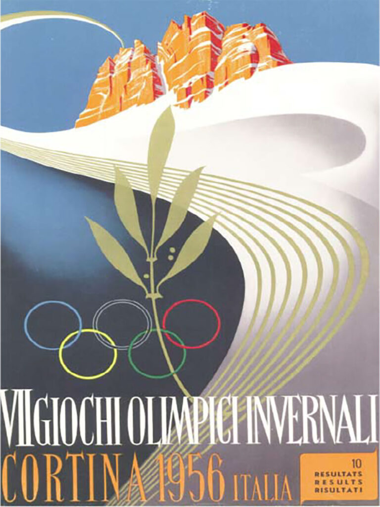 Manifesto delle Olimpiadi di Cortina 1956